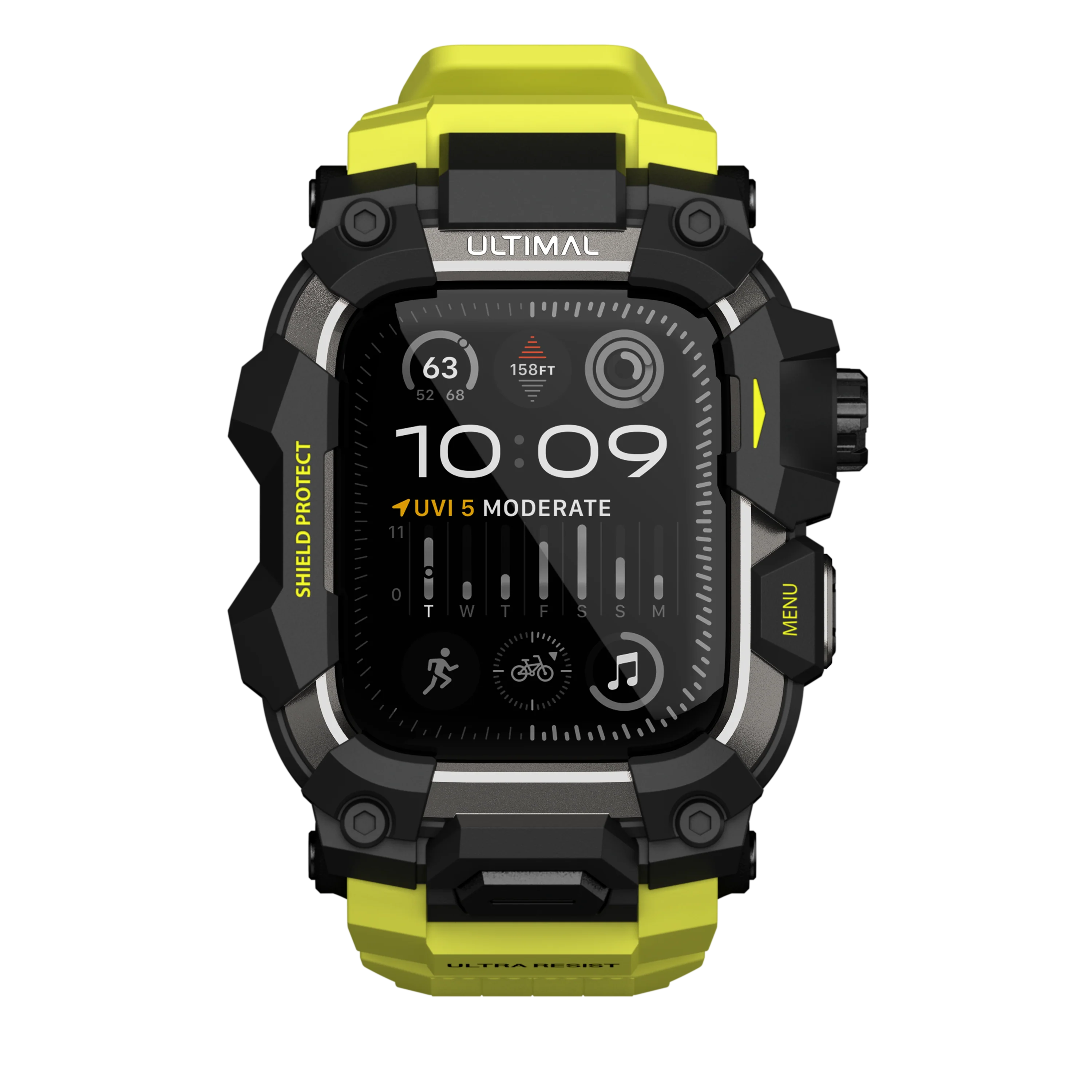 Shield Protect Case Band for Apple Watch Lemon Yellow - Image 25